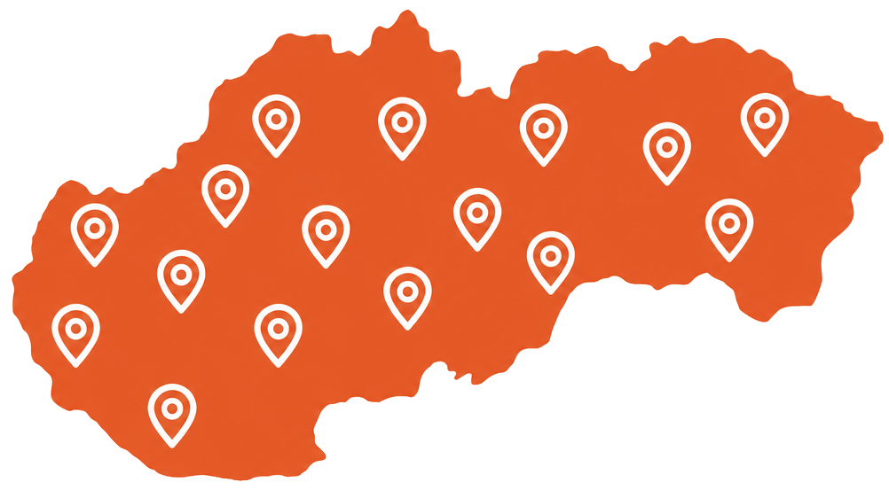 Mapa Slovenska — expanzia Superlab automatu